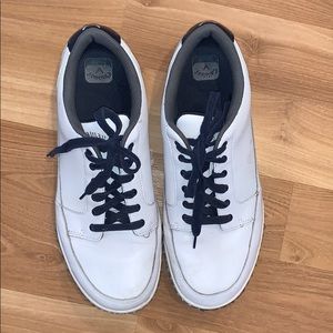 Callaway ortholite golf shoes white leather sz 12